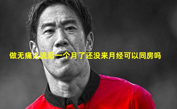 做无痛人流后一个月了还没来月经可以同房吗
