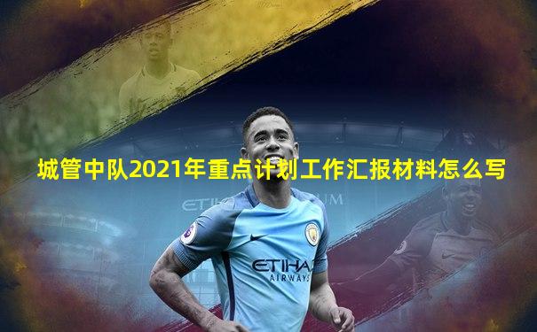 城管中队2021年重点计划工作汇报材料怎么写